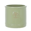 Woodlodge 38cm Mint Green Glazed Heritage Cylinder Pot