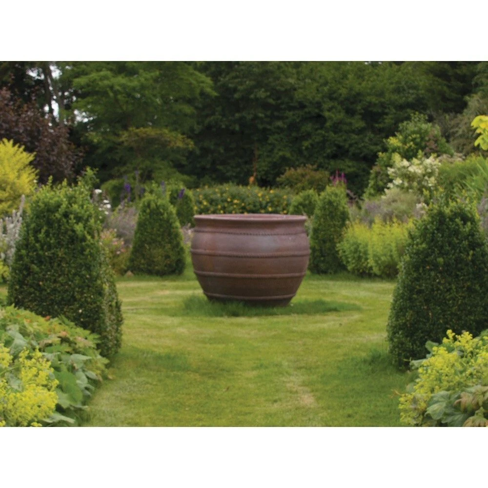 Woodlodge 70cm Kilburn Natural Clay Glazed Pot 2 Woodlodge 70cm Kilburn Natural Clay Glazed Pot - Image 2