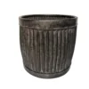 Woodlodge 30cm Rustic Pewter Churn Planter