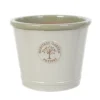 Woodlodge 40cm Cream/Green Glazed Heritage Edwitt Pot