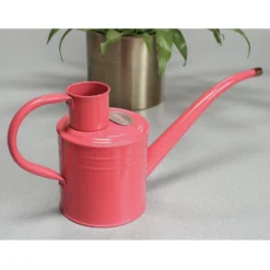 Smart Garden 1 Litre Coral Pink Home & Balcony Steel Watering Can -Hush Arbor Sales 5050642069946 3