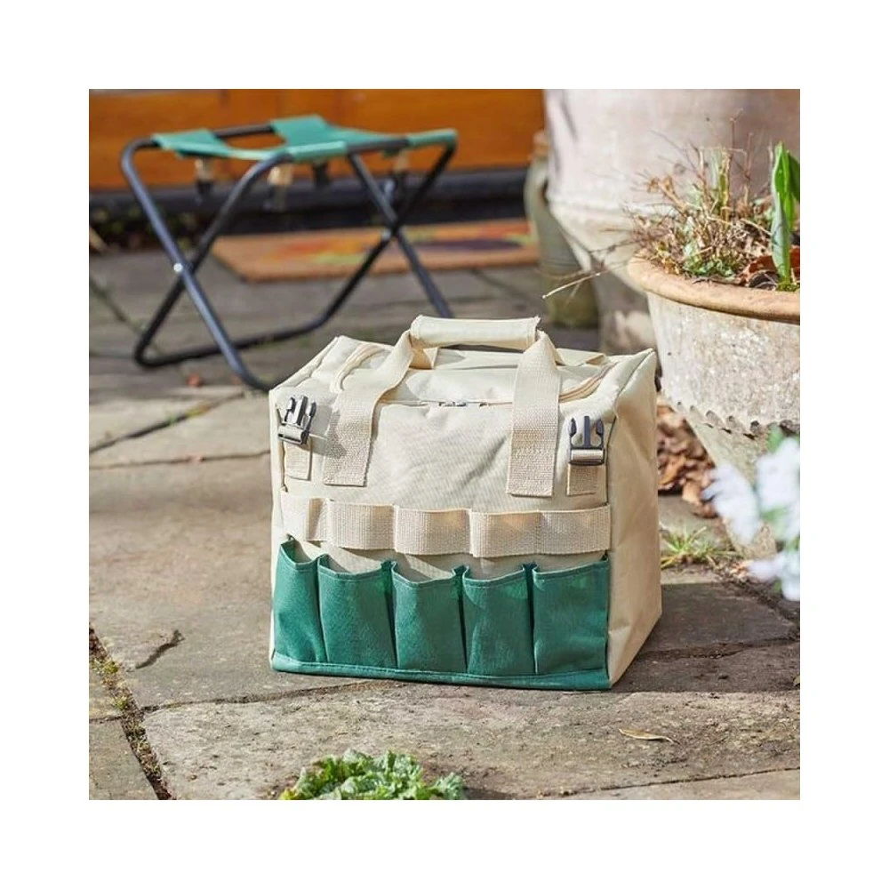 Smart Garden Portable Folding Garden Seat With Tool Pockets 4 Smart Garden Portable Folding Garden Seat With Tool Pockets - Image 4