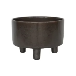 Ivyline 19cm Mocha Pisa Bowl Indoor Houseplant Pot