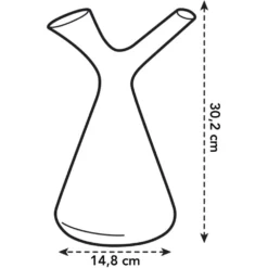 Elho 1.7 Litre Ochre Plunge Watering Can 3 Elho 1.7 Litre Ochre Plunge Watering Can -Hush Arbor Sales 8711904302689 2