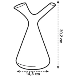 Elho 1.7 Litre Warm Grey Plunge Watering Can -Hush Arbor Sales 8711904302726 3