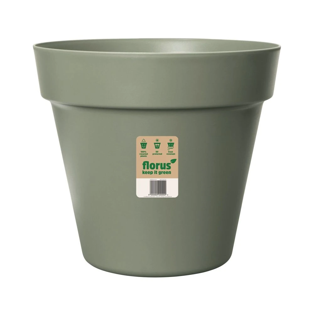 Elho 47cm Olive Green Paris Flower Pot 1 Elho 47cm Olive Green Paris Flower Pot