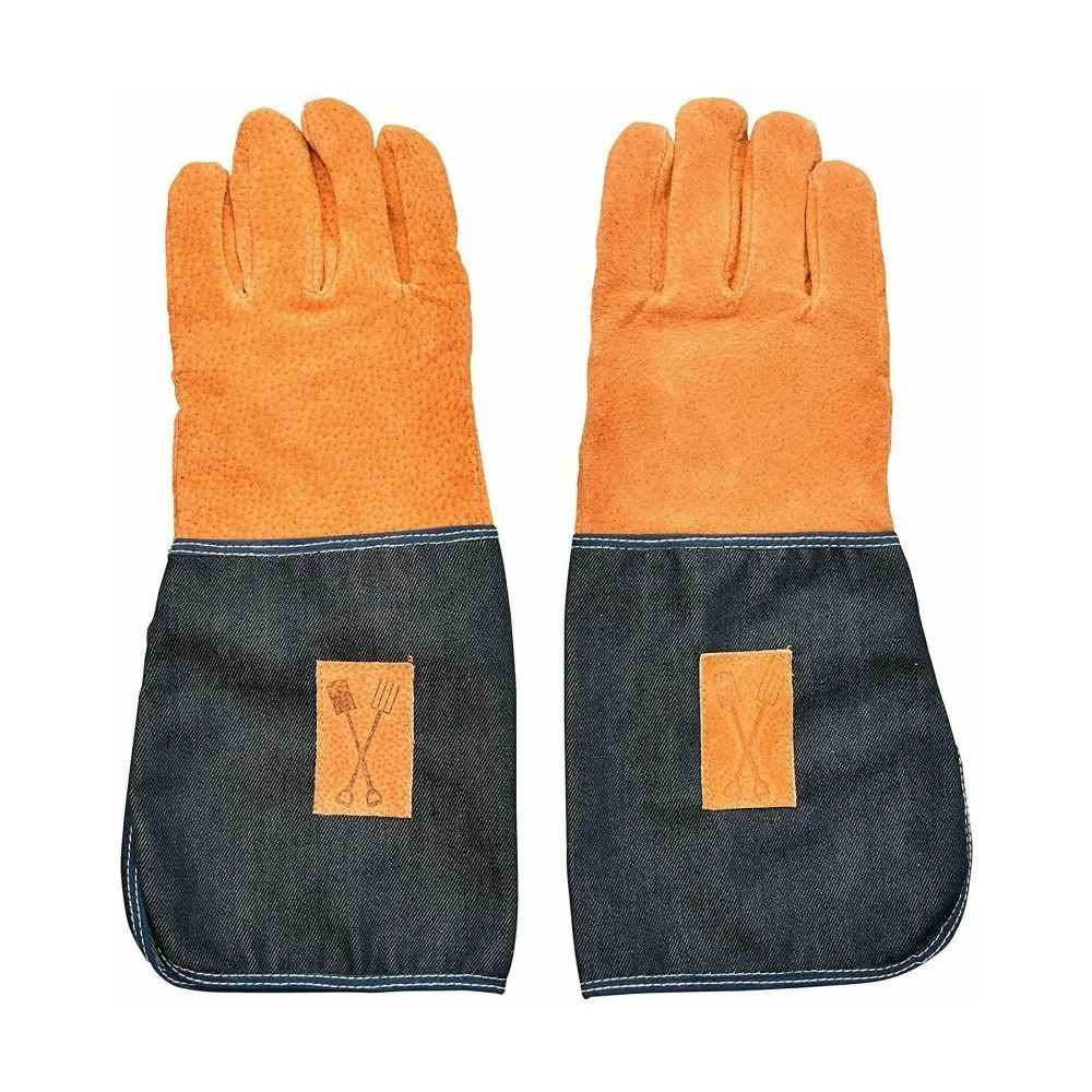 Fallen Fruits 36cm Long Denim Garden Gloves 1 Fallen Fruits 36cm Long Denim Garden Gloves