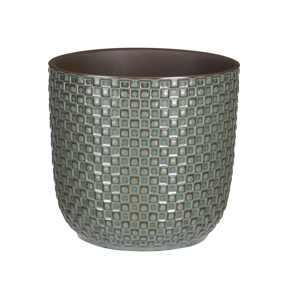 Mica Decorations 19cm Green Daan Houseplant Pot 1 Mica Decorations 19cm Green Daan Houseplant Pot