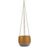 Edelman 13.5cm Ochre Resa Hanging Houseplant Pot