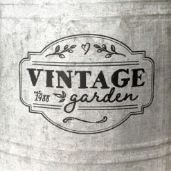 Koopman 22cm Vintage Milk Churn Planter -Hush Arbor Sales 8719987801495 2